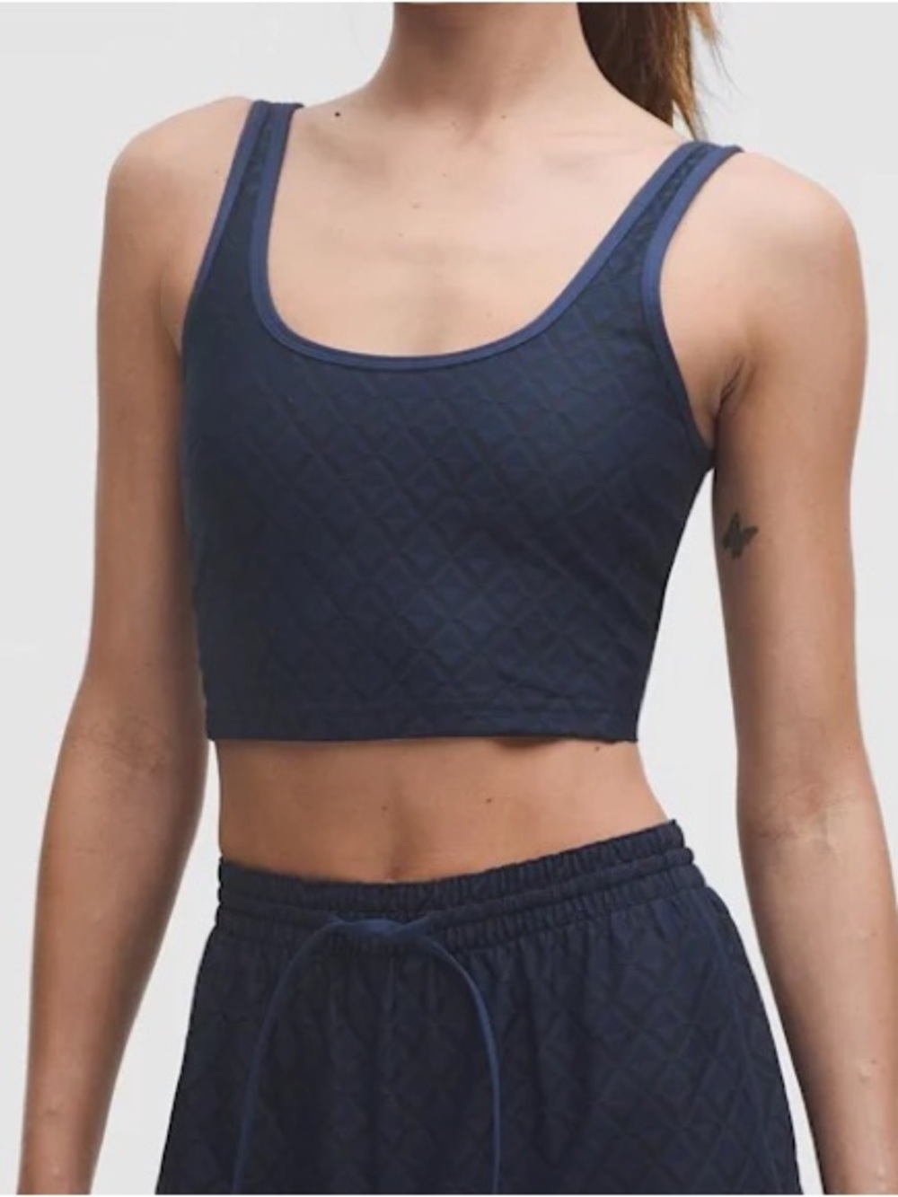 Lululemon Textured Mesh Tennis Tank